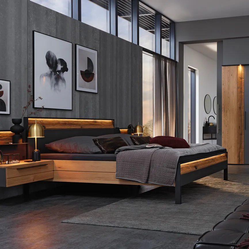 LED-Beleuchtung für Fußteil milieu