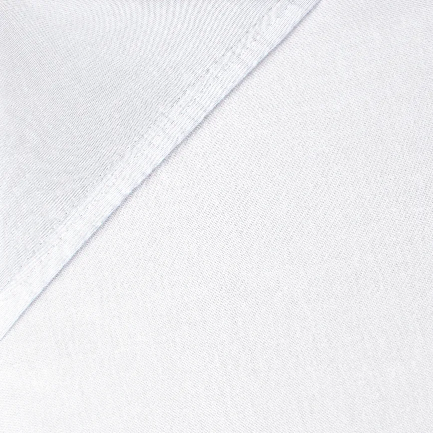 Jersey-Spannbetttuch weiß detail