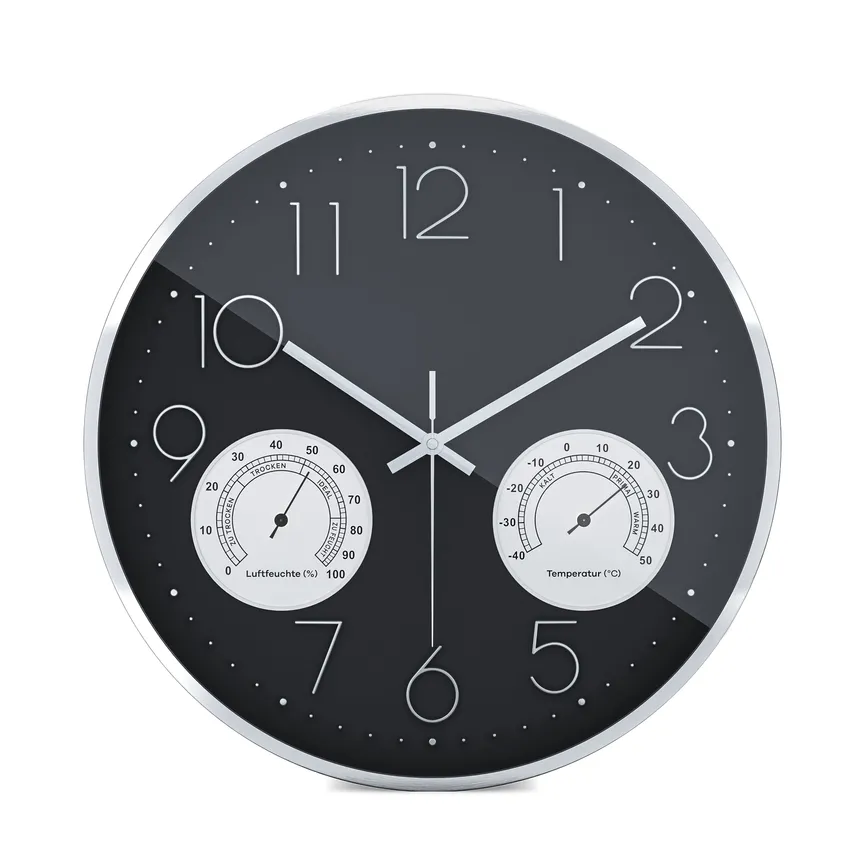 Quarz-Wanduhr material_farbe