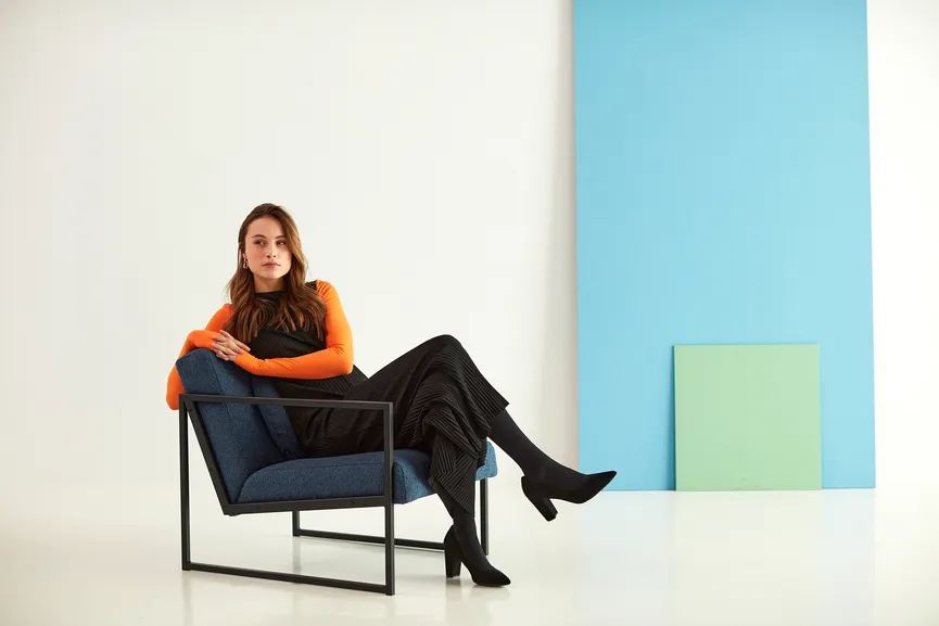 Sessel mit Armlehnen detail