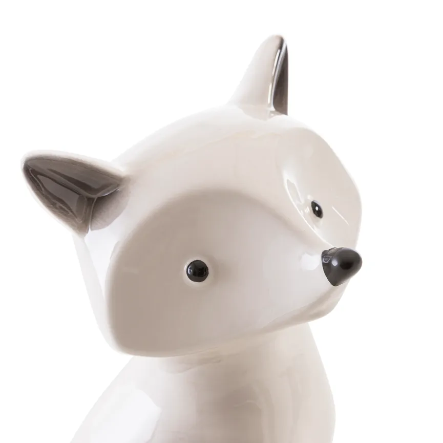 Figur "Fuchs" weiß schwarz material_farbe