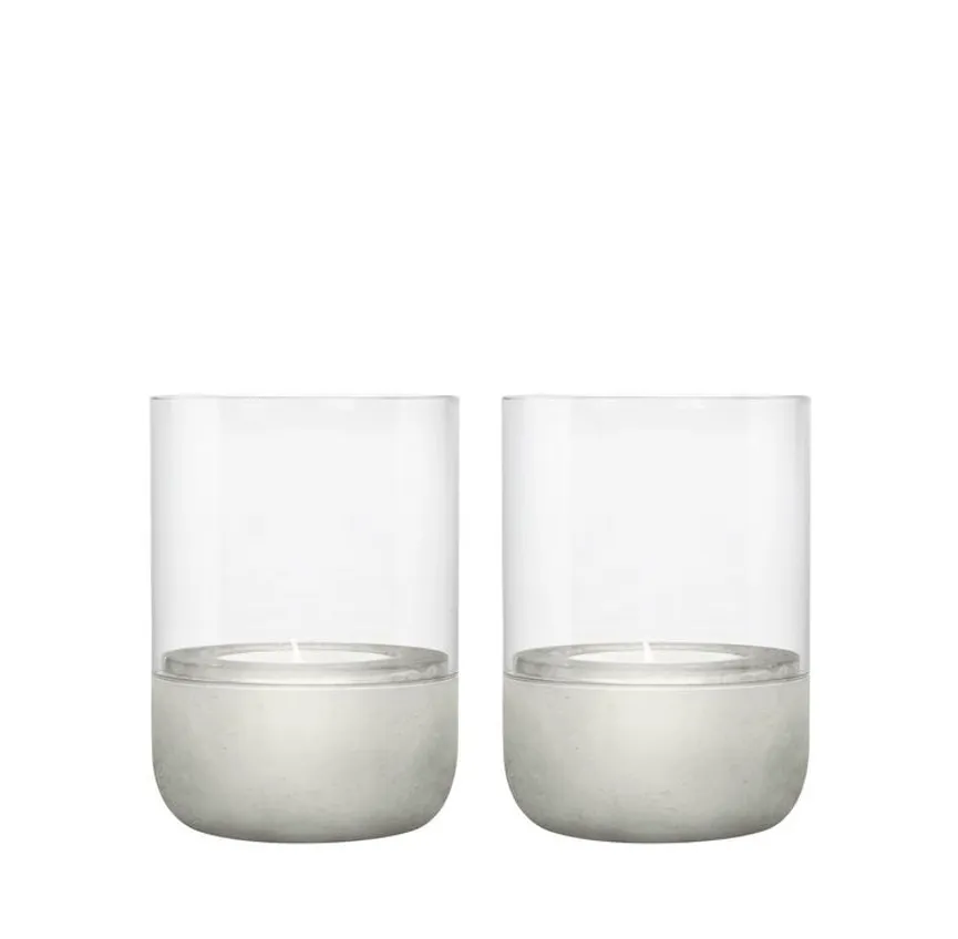 Windlicht "Calma" light grey hauptaufnahme