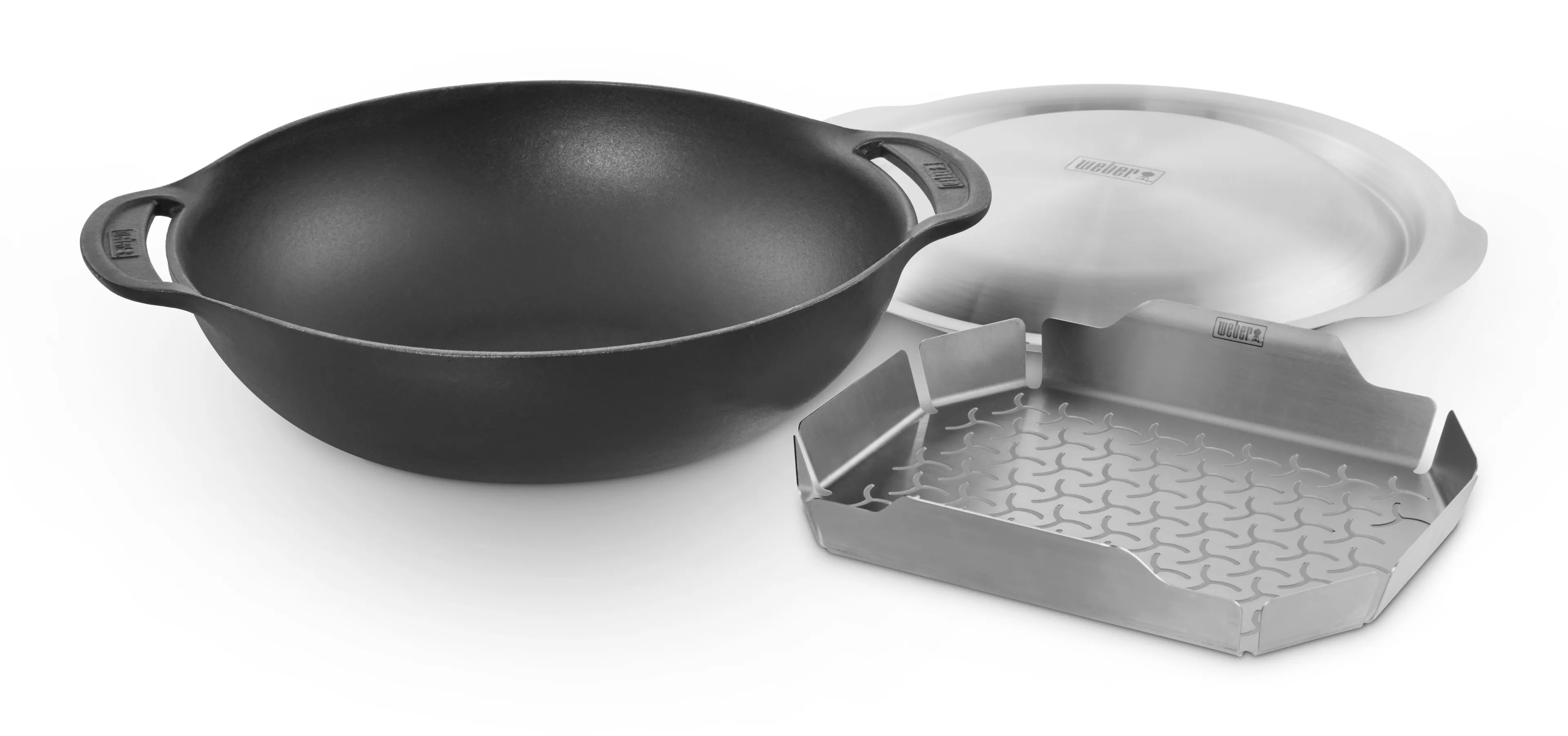Wok-Set  Wok-Set mit Dünsteinsatz 