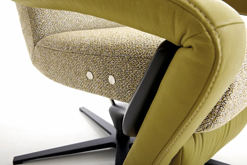 Sessel Yoko-2 DK schwarz detail