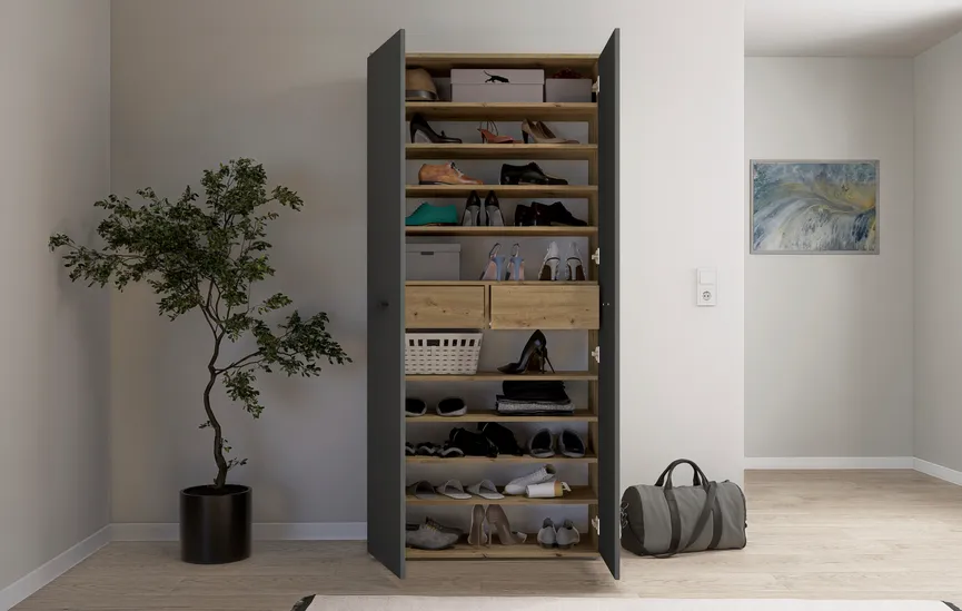 Garderobenschrank detail