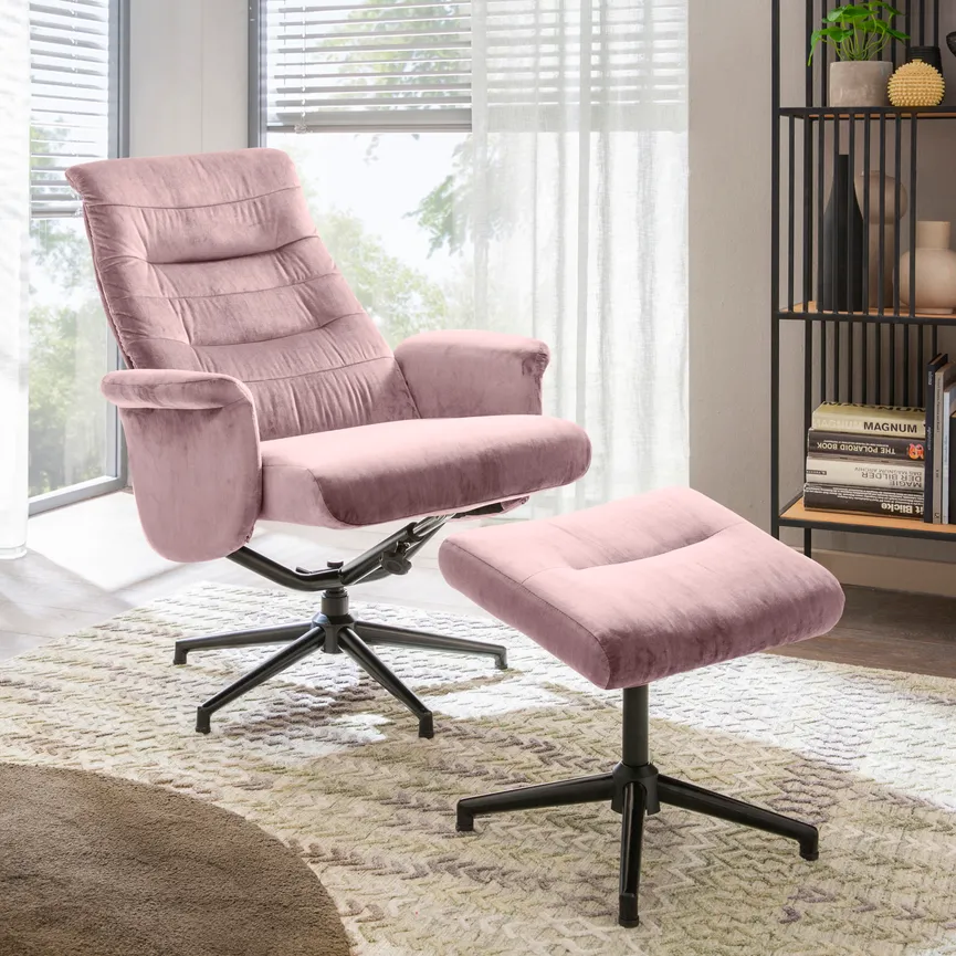 Relaxsessel + Hocker detail