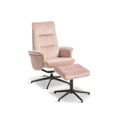 Sessel mit Hocker
