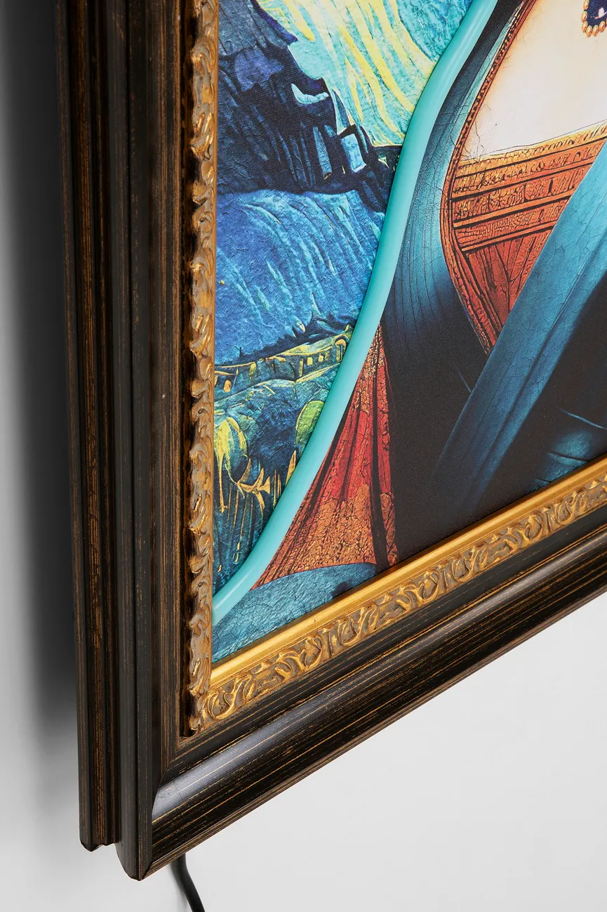 LED-Bild "Art Lady" detail