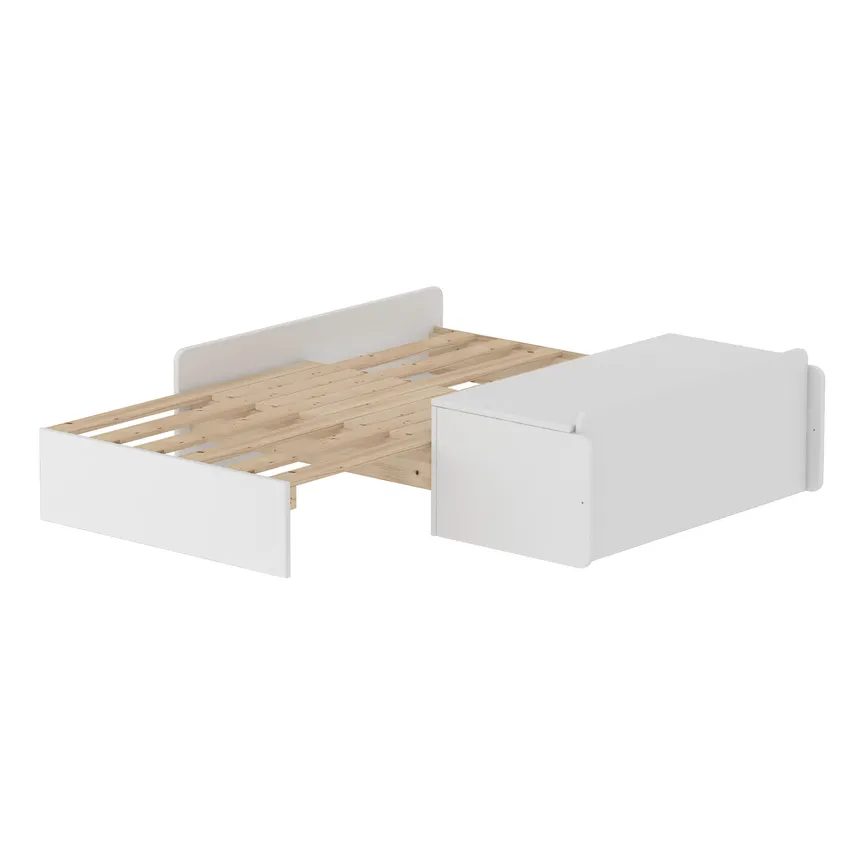 Sofabett mit Bettkasten material_farbe