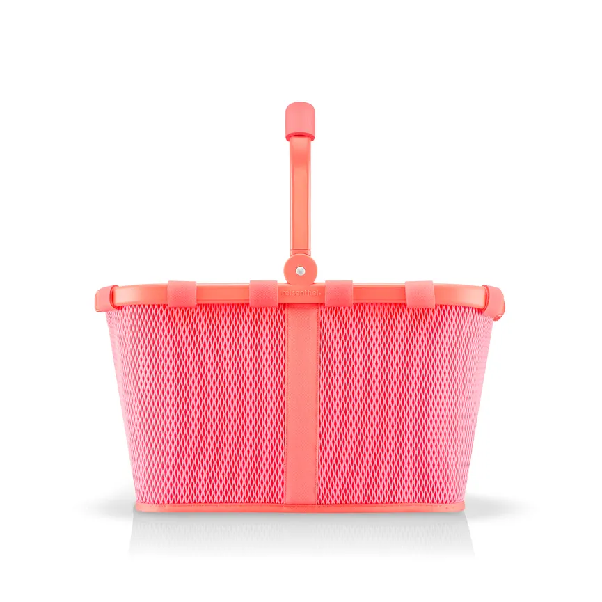 Carrybag "mesh" coral detail