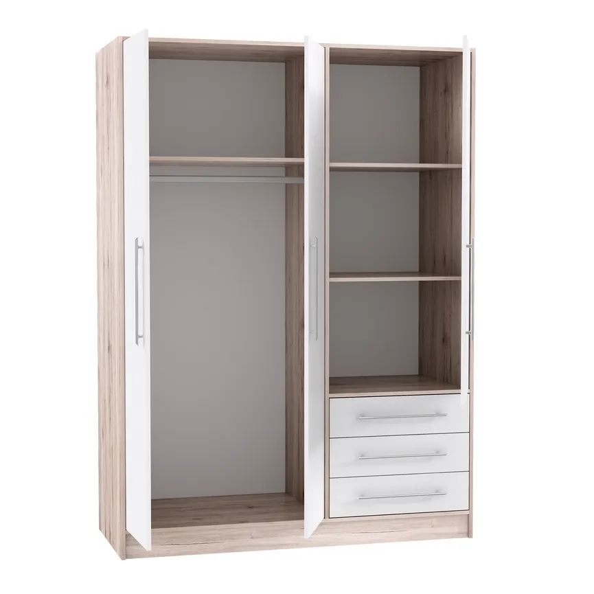 Drehtürenschrank 3-trg. detail