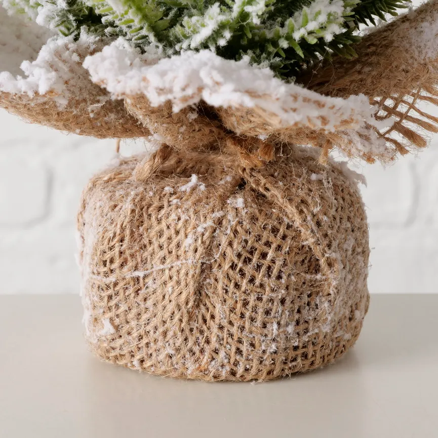 Tannenbaum M grün-natur-weiß detail