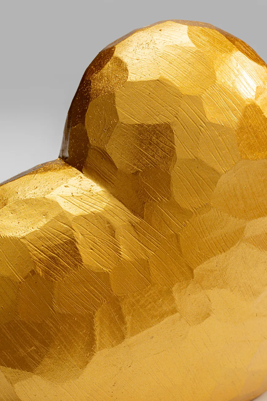 Figur "Heart" Herz gold detail