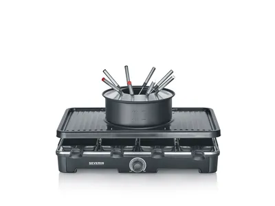 Raclette/Fonduekombination
