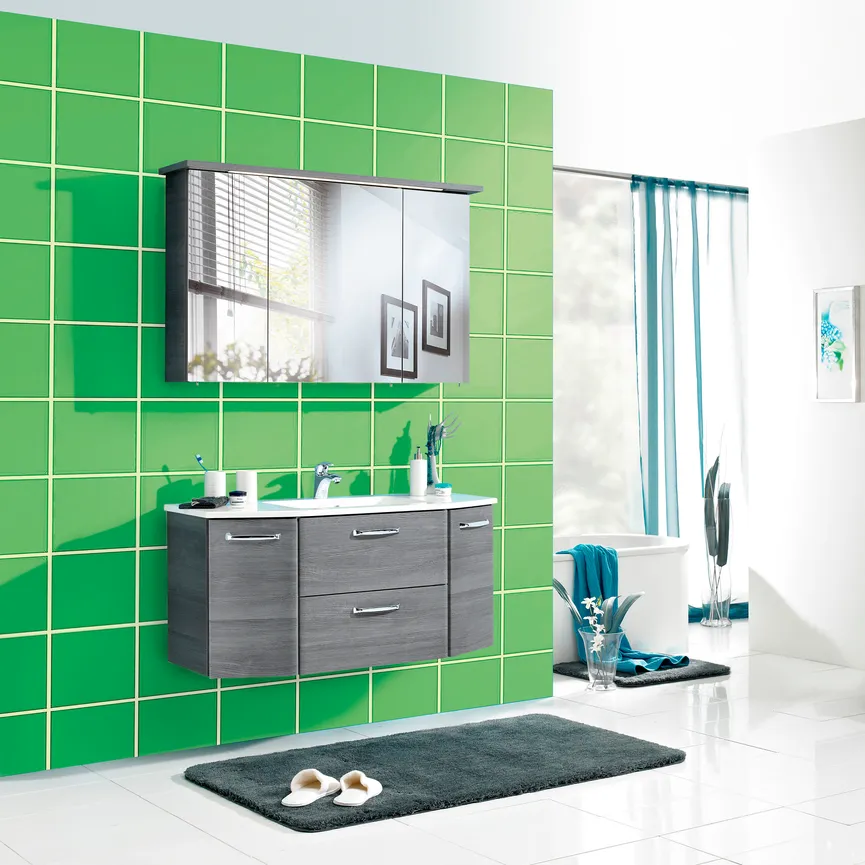 *Mineral-Marmor Waschtisch milieu