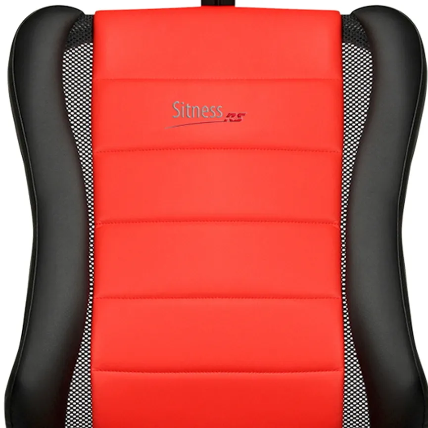 Drehstuhl rot/schwarz material_farbe