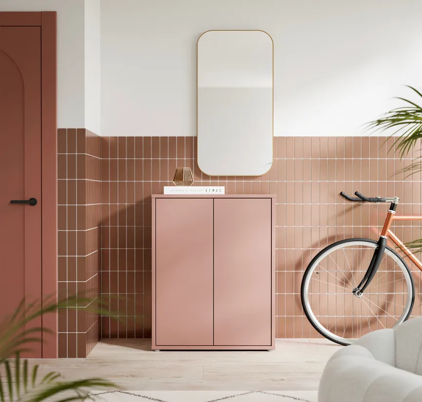 Schuhschrank 2T milieu