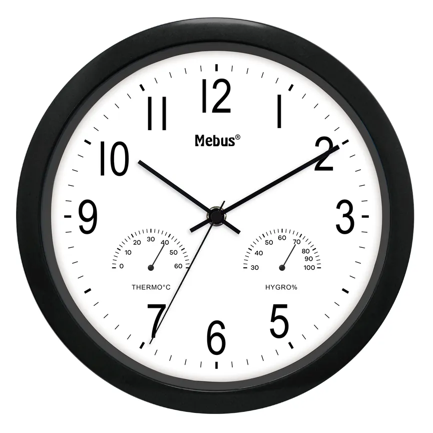 Quarz-Wanduhr material_farbe
