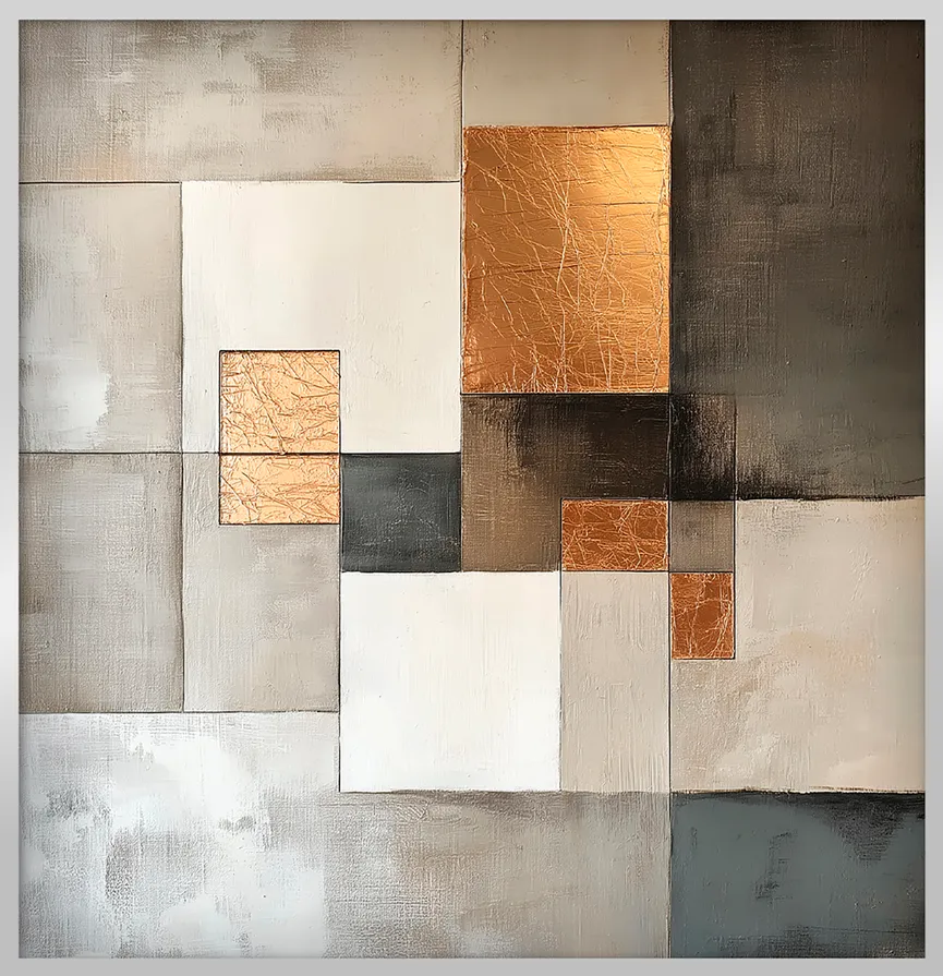 Wandbild "Abstract Squares II" hauptaufnahme