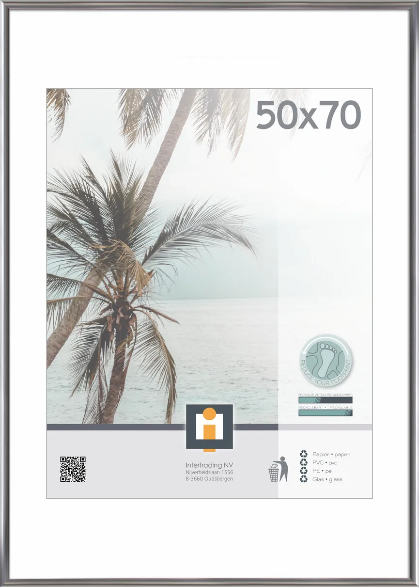 Rahmen "Kyoto" silber 50x70 hauptaufnahme