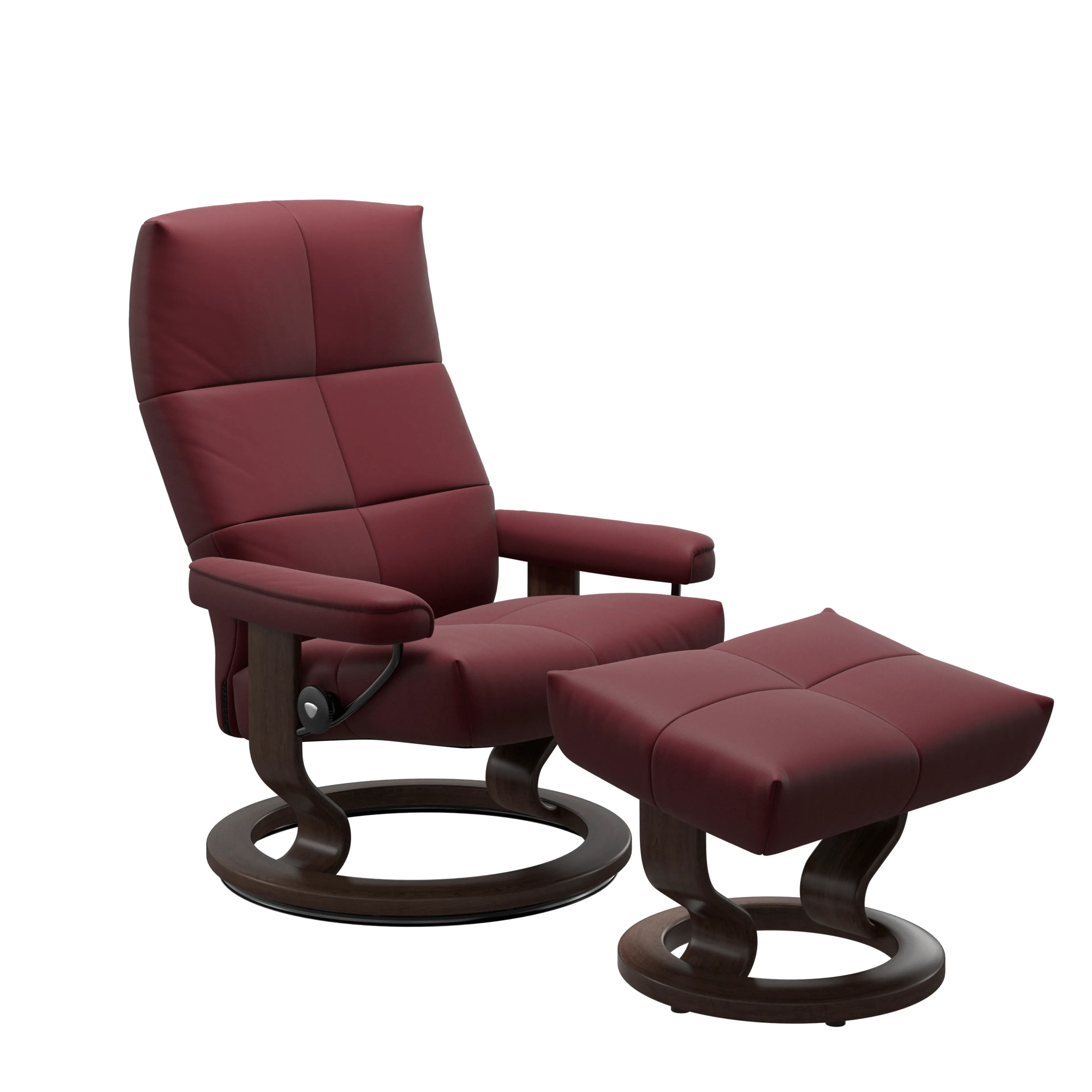 Sessel mit Hocker David Classic