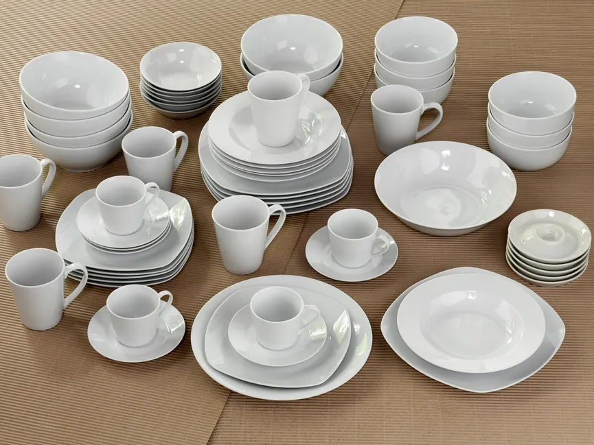 Kaffeeuntertasse "Base" weiß milieu