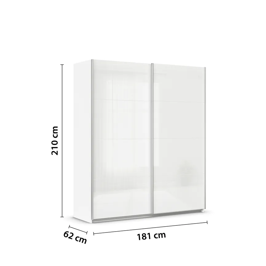 Schwebetürenschrank 2-trg. detail