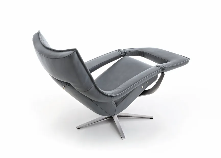 Sessel Yoko-4 DK nickel detail