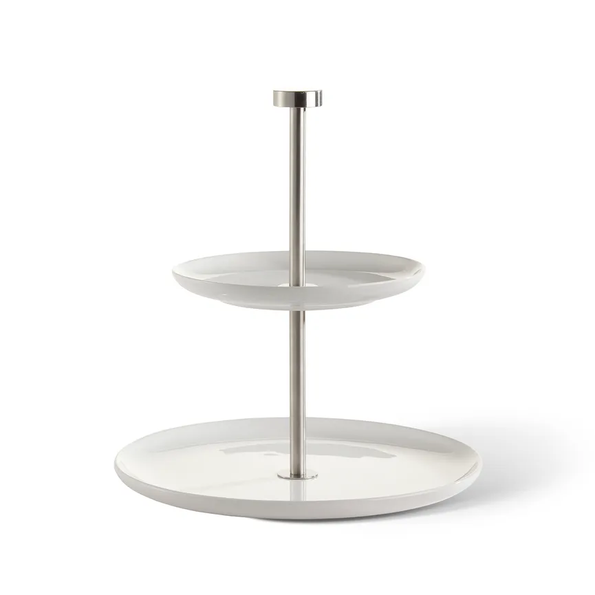 Etagere "Grande" weiß 2-stufig hauptaufnahme