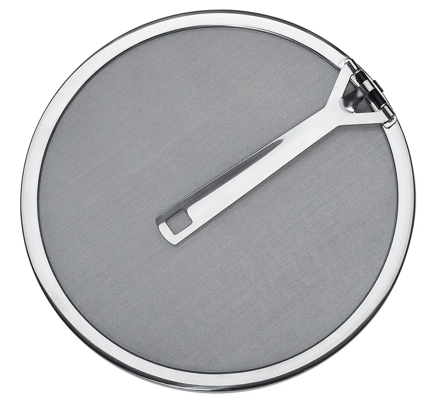 Spritzschutz "Vulcano" silber detail