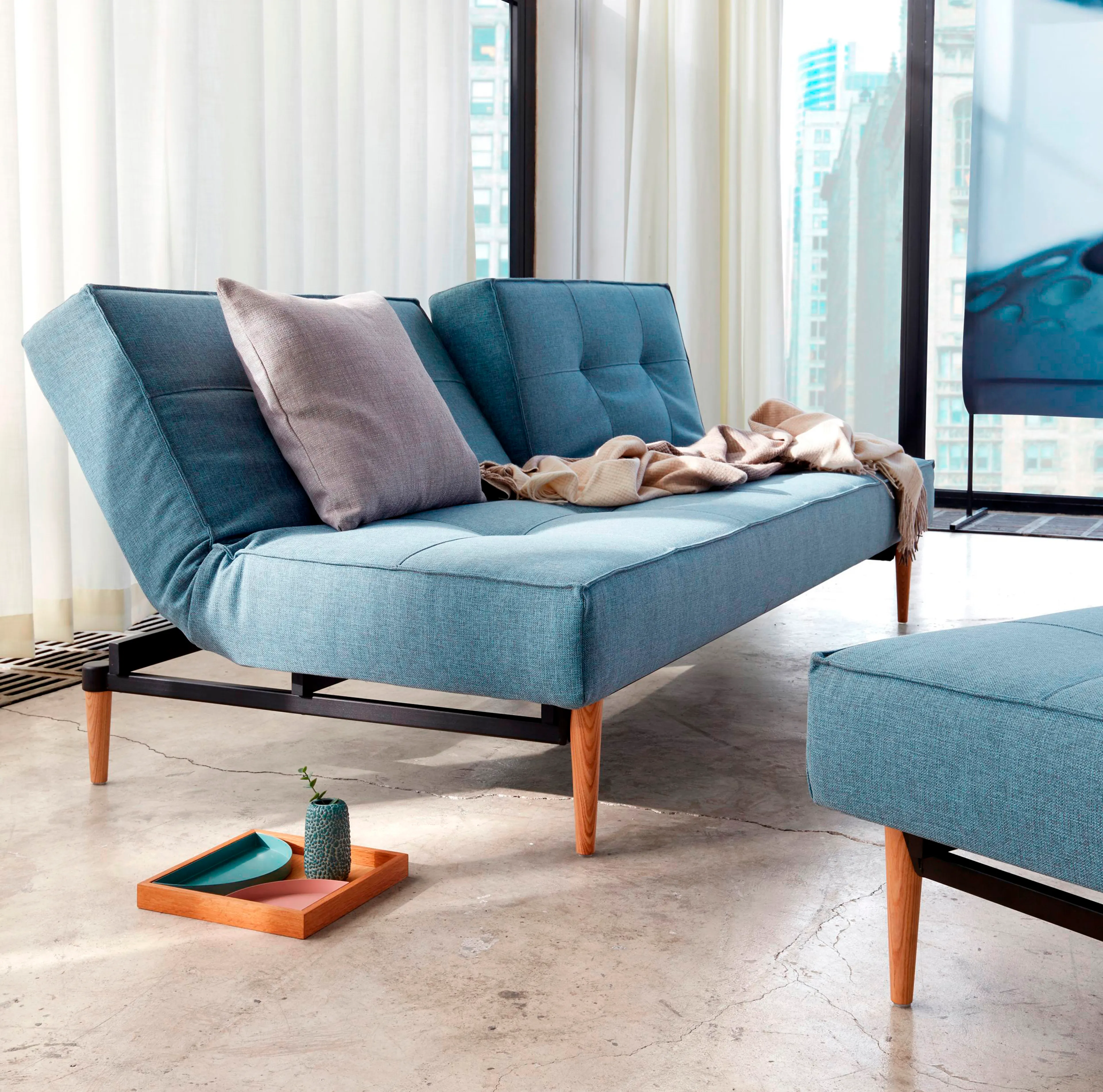 Schlafsofa Splitback Styletto dunkel