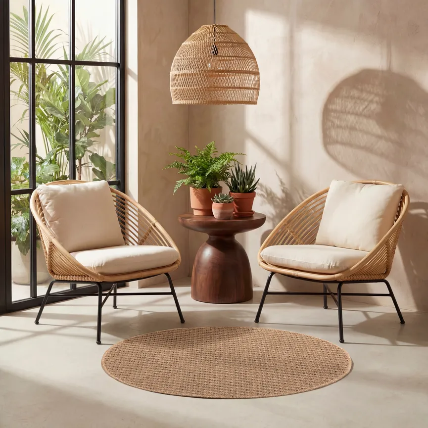 Outdoorteppich milieu