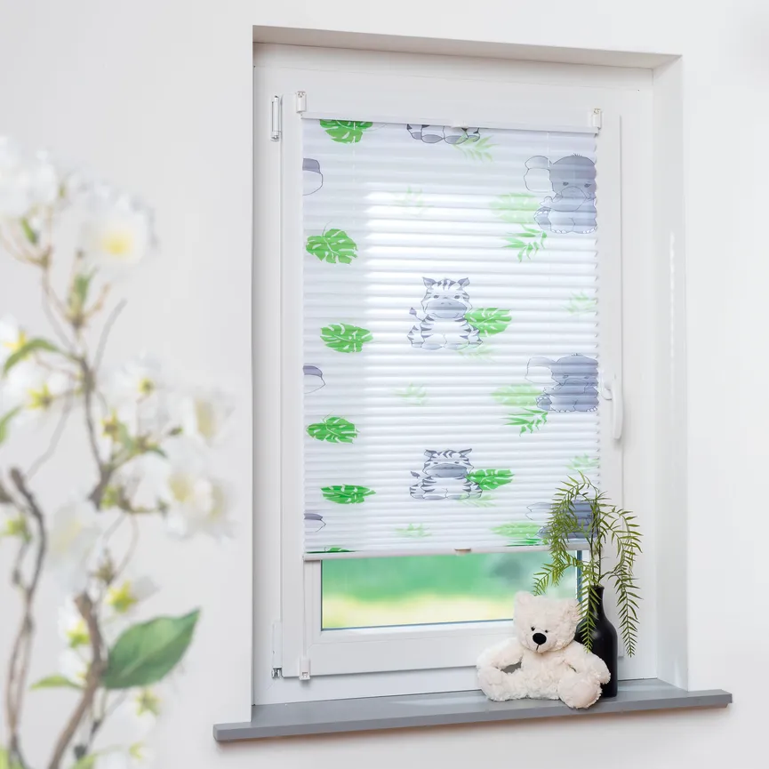 Plissee Hanni u. Luc milieu