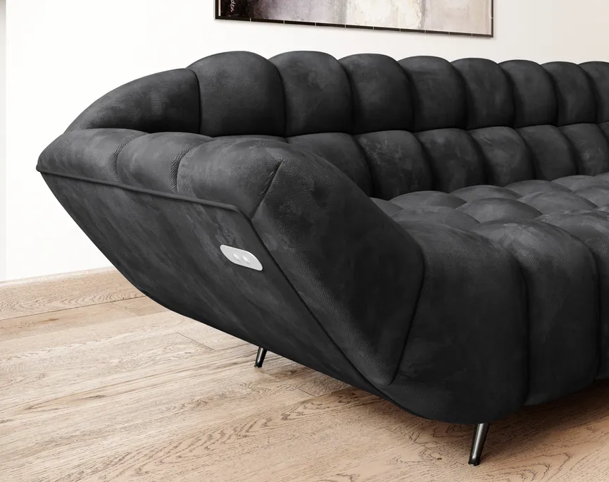 Ecksofa motorisch detail