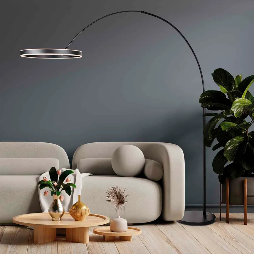 Stehleuchte "Ringlux" milieu