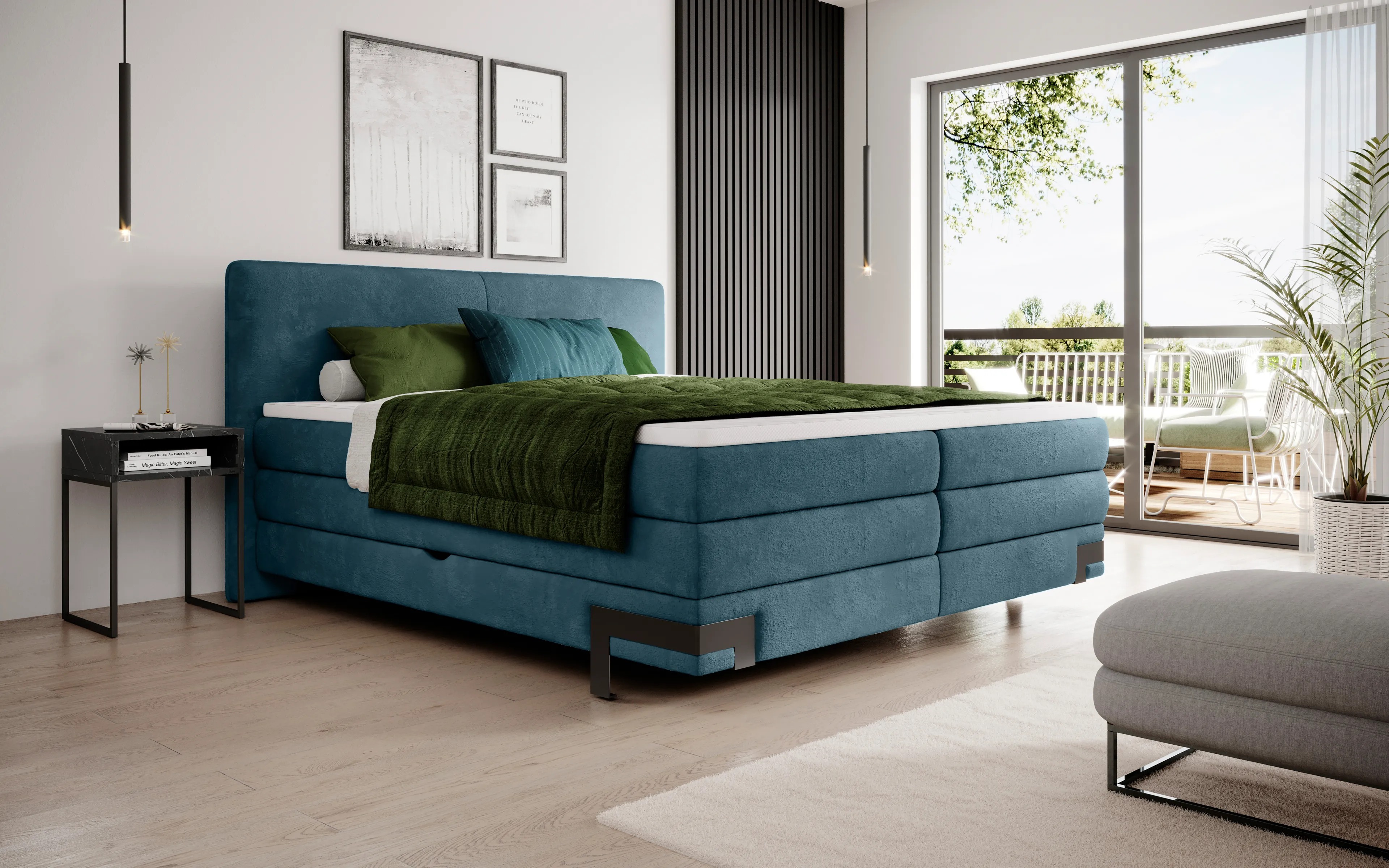 Boxspringbett Valente 140 x 200 cm
