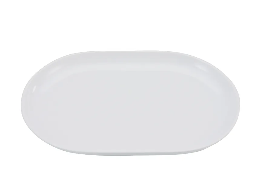 Servierplatte "Piatta" M weiß detail