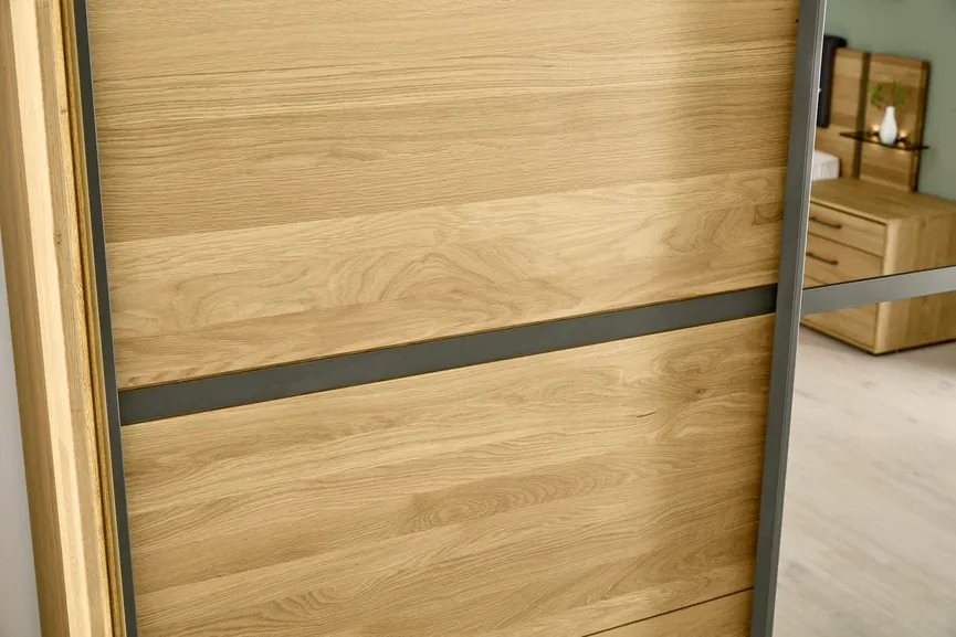 Schwebetürenschrank detail