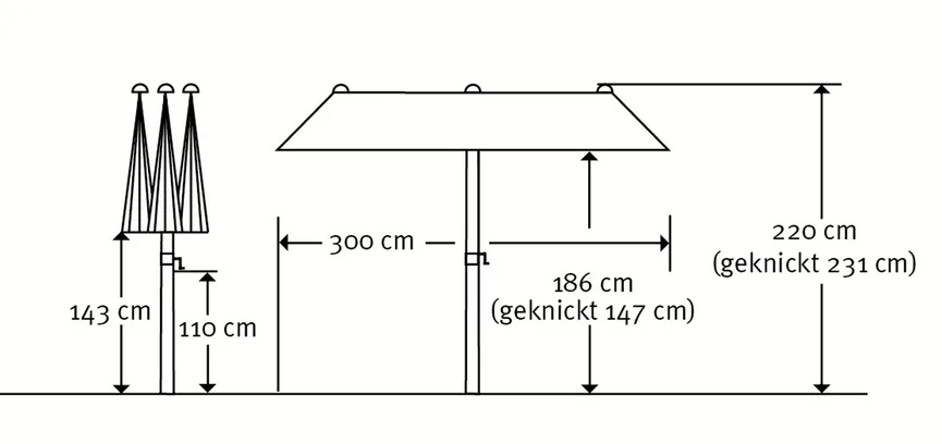 Balkonschirm detail