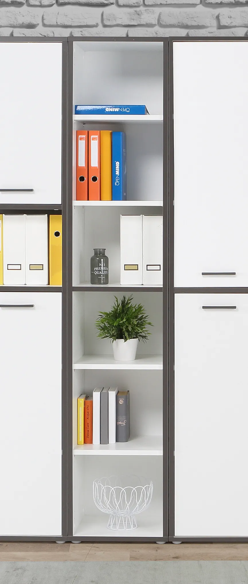 Aktenregal schmal detail