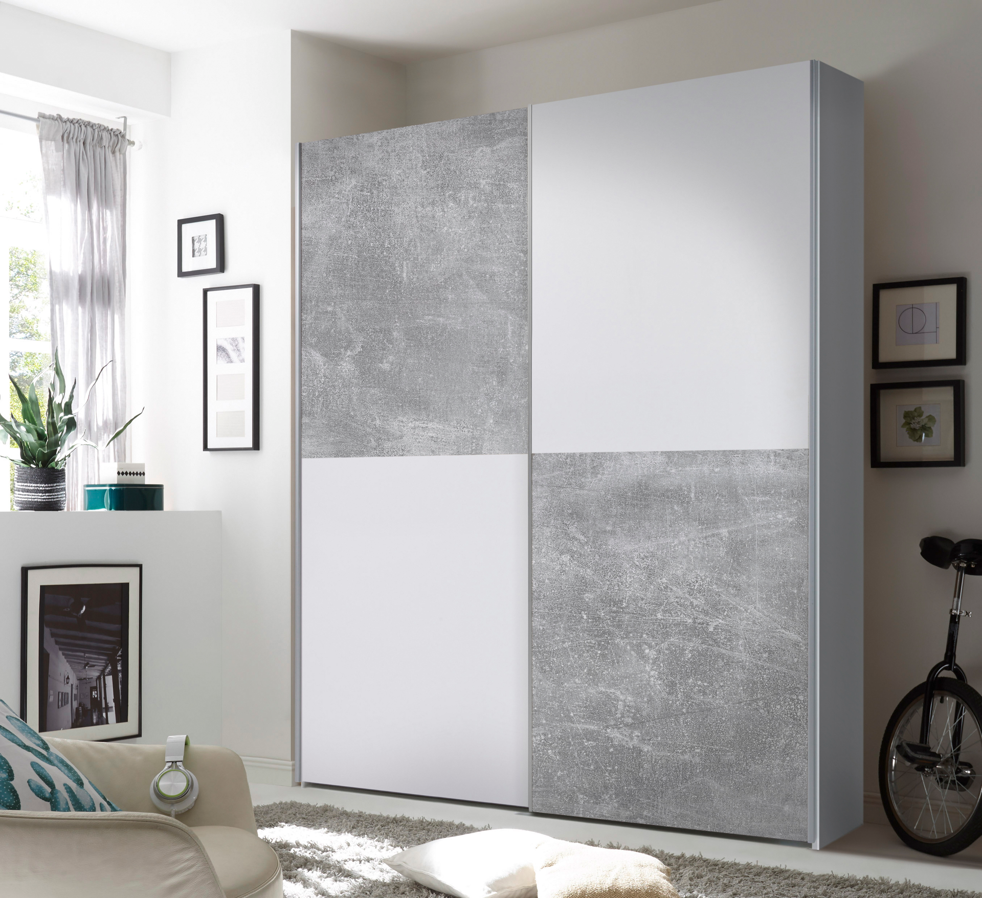 Schwebetürenschrank Puls detail