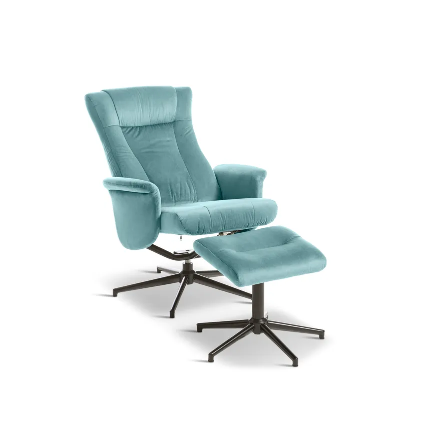 Relaxsessel + Hocker detail