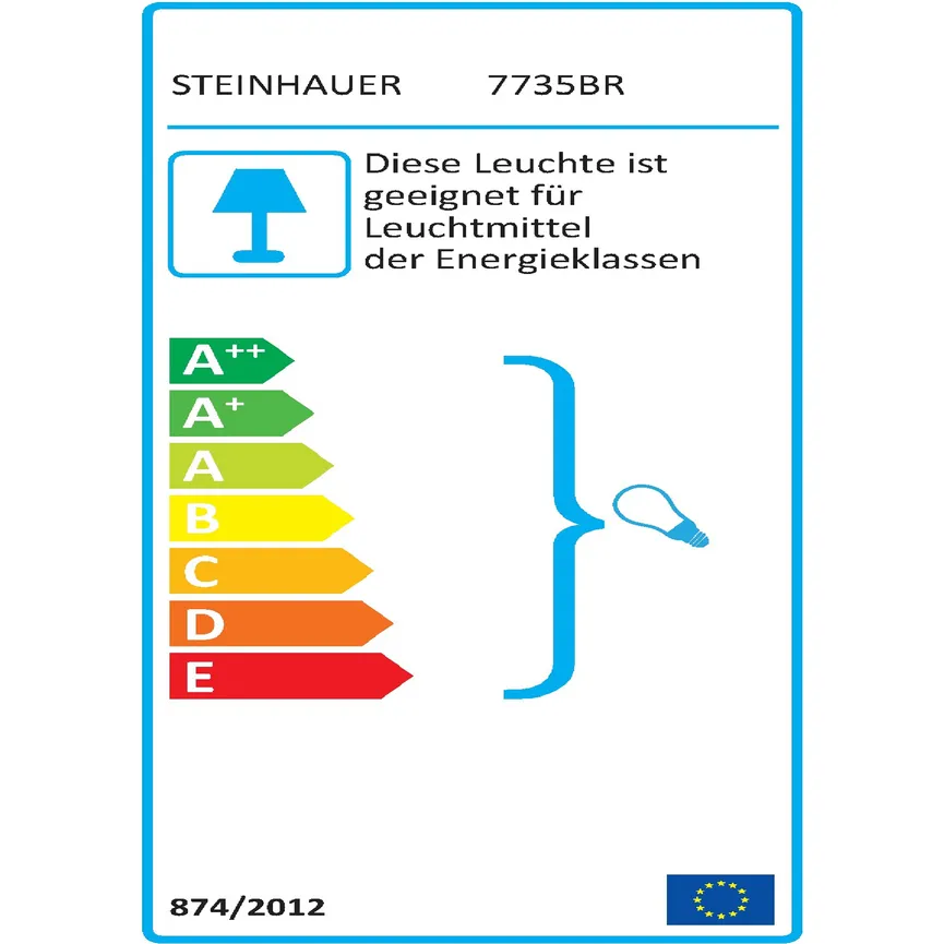 Tischleuchte "Ancilla" energielabel