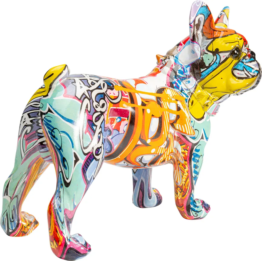 Figur "Grafitti Dog" Hund detail
