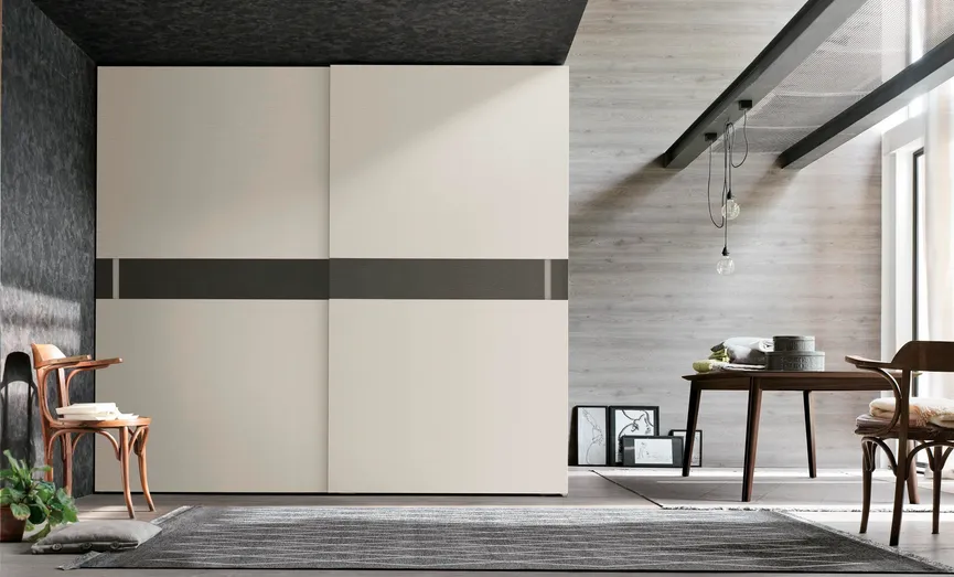 Schwebetürenschrank 2-trg. milieu