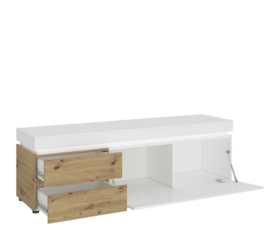 TV-Lowboard mit 1 Klappe detail