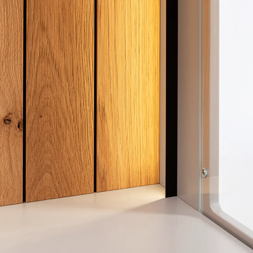 Vitrine links detail