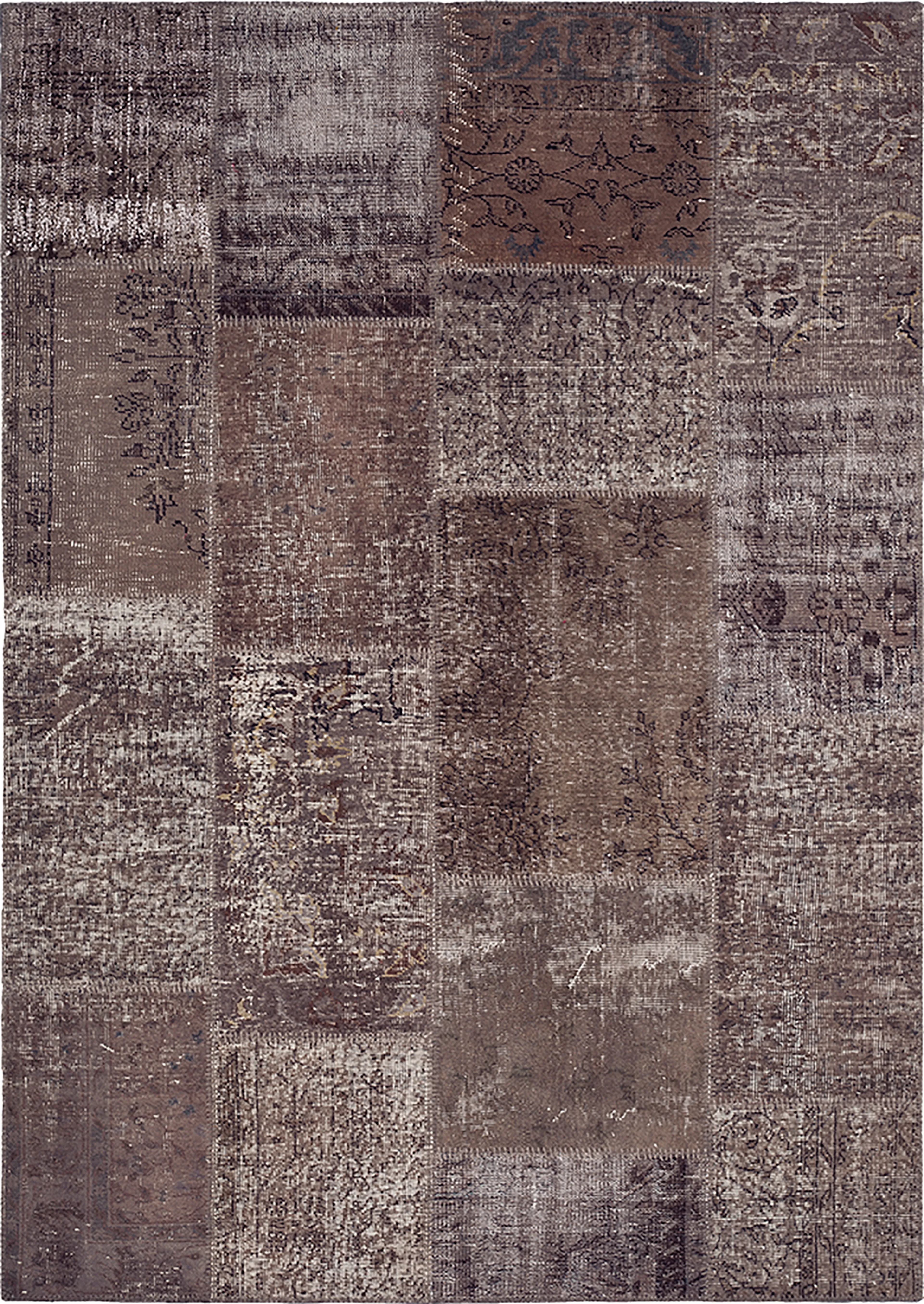 Vintage Teppich Patchwork 170 x 240 cm