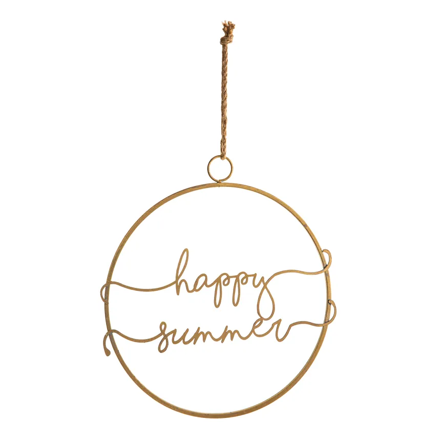 Hänger "Happy Summer" gold hauptaufnahme