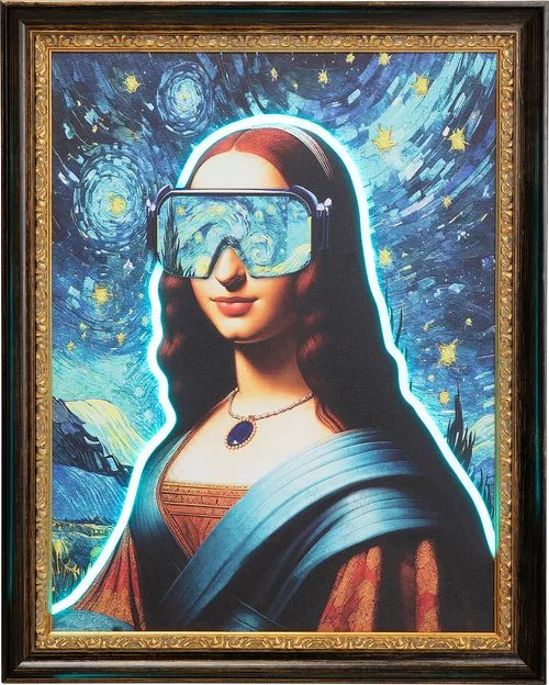 LED-Wandbild 80 x 100 cm